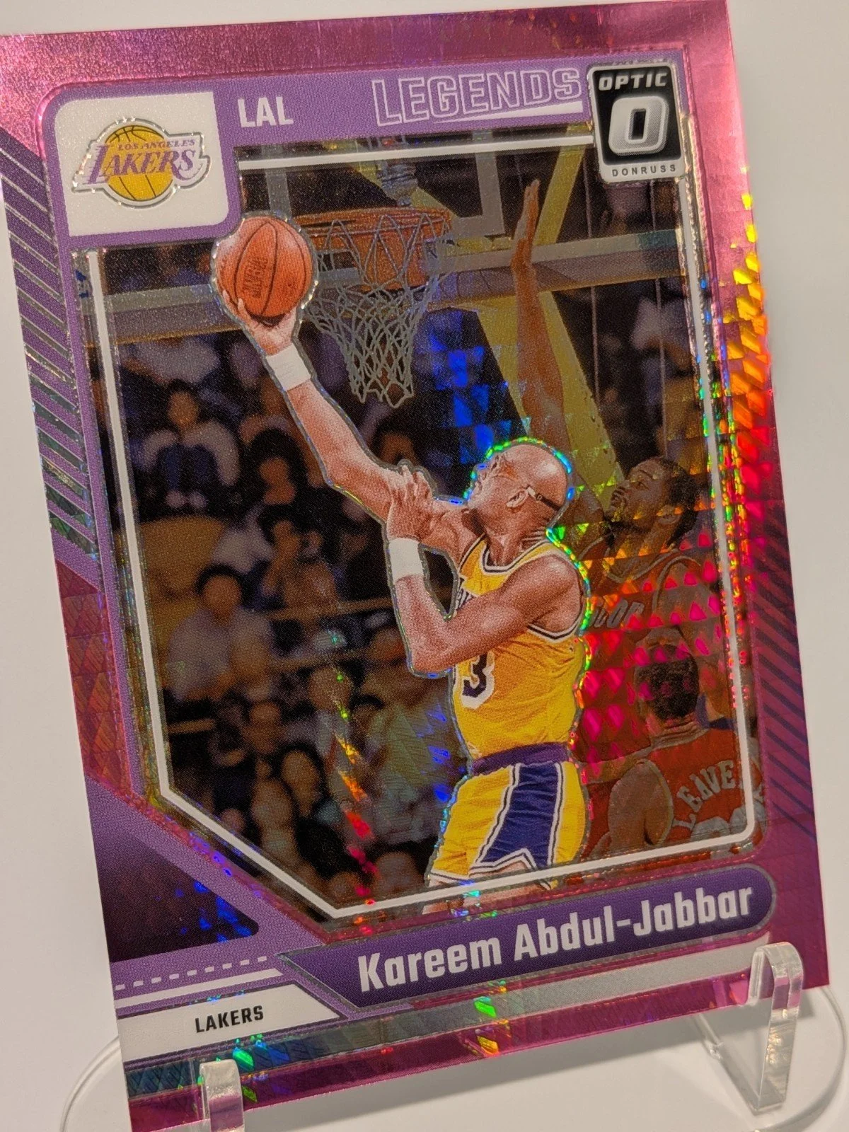 2024-25 Donruss Optic Kareem Abdul-Jabbar pink #228 Los Angeles Lakers - photo 5