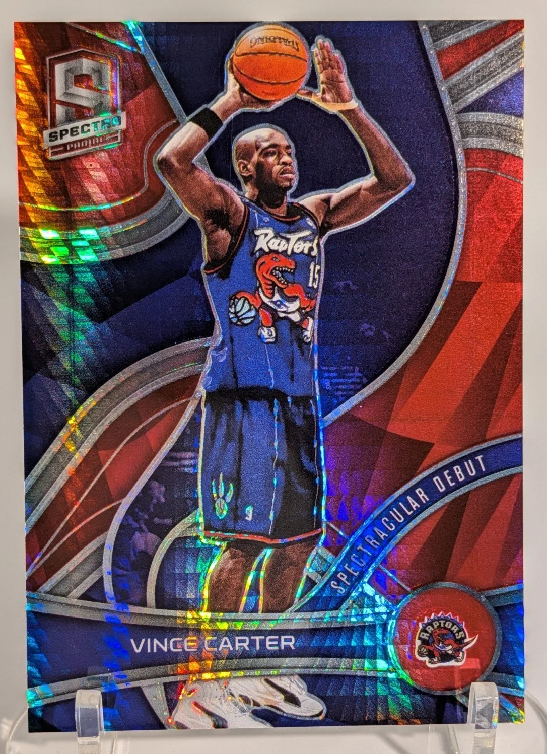 Front of 2021-22 Panini Spectra #163 Vince Carter