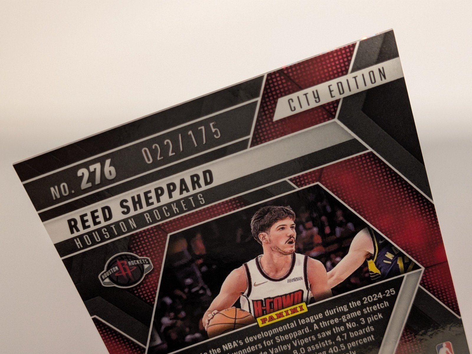 2024-25 Panini Mosaic #276 Reed Sheppard Pink Mosaic #/175 - photo 2