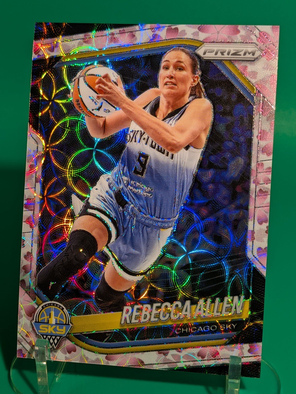 2025 Panini Prizm WNBA #67 Rebecca Allen Cherry Blossoms Prizms FOTL #/20 - photo 2