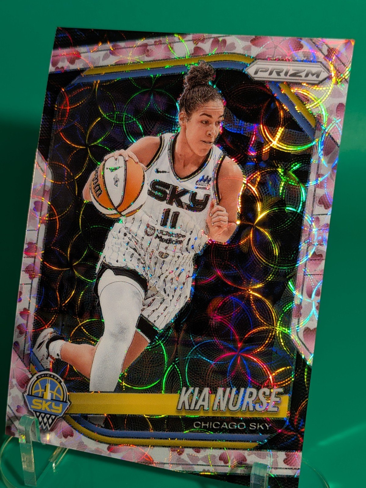 2025 Panini Prizm WNBA #24 Kia Nurse Cherry Blossoms Prizms FOTL #/20 - photo 3