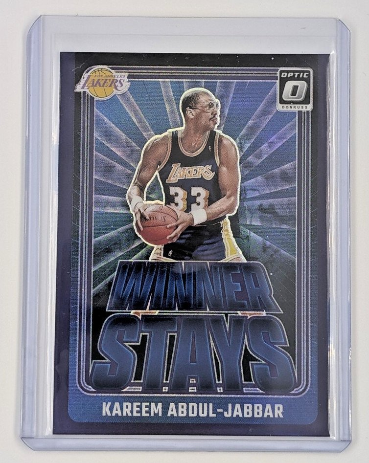 2024-25 Donruss Optic #14 Kareem Abdul-Jabbar Winner Stays
