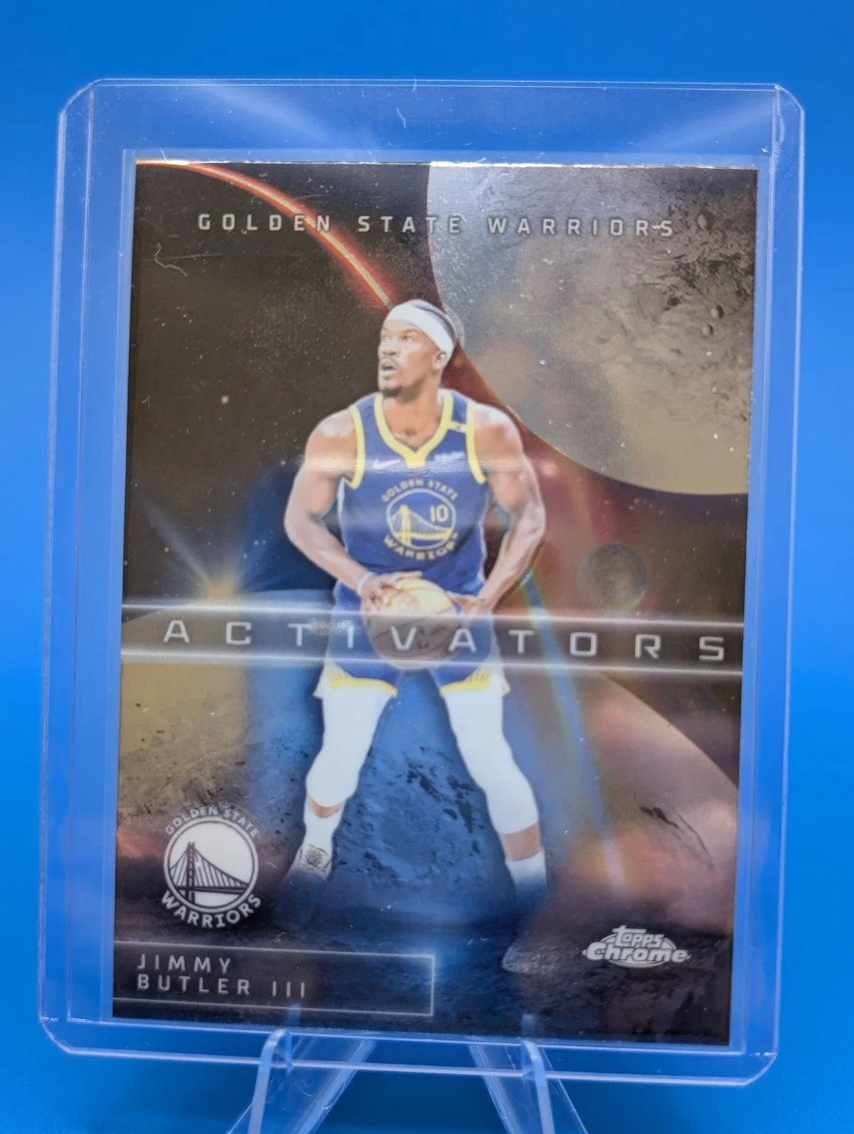 Front of 2025-26 Topps Chrome #AC-2 Jimmy Butler III Activators