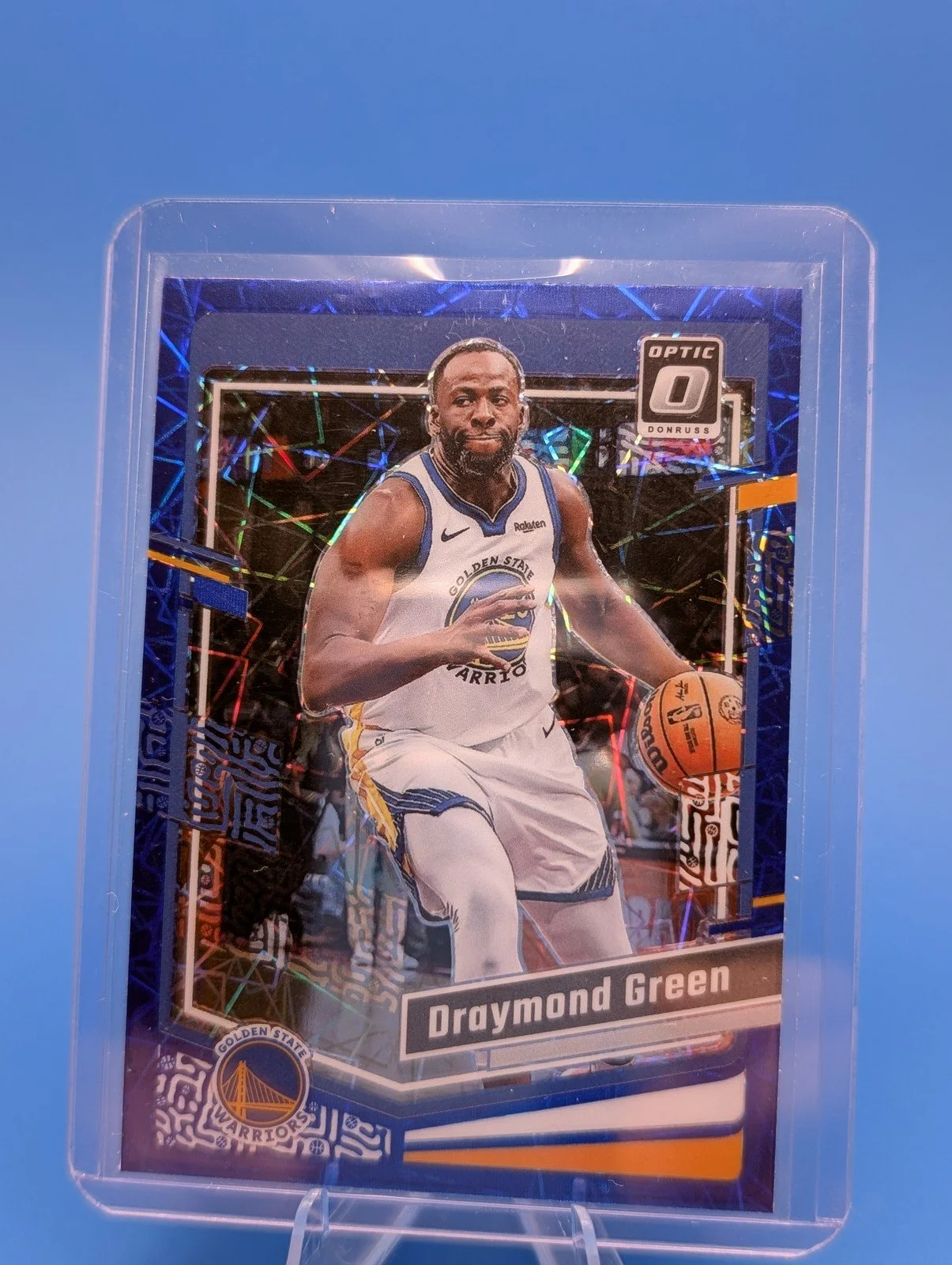 Front of 2023-24 Donruss Optic #57 Draymond Green Blue Velocity