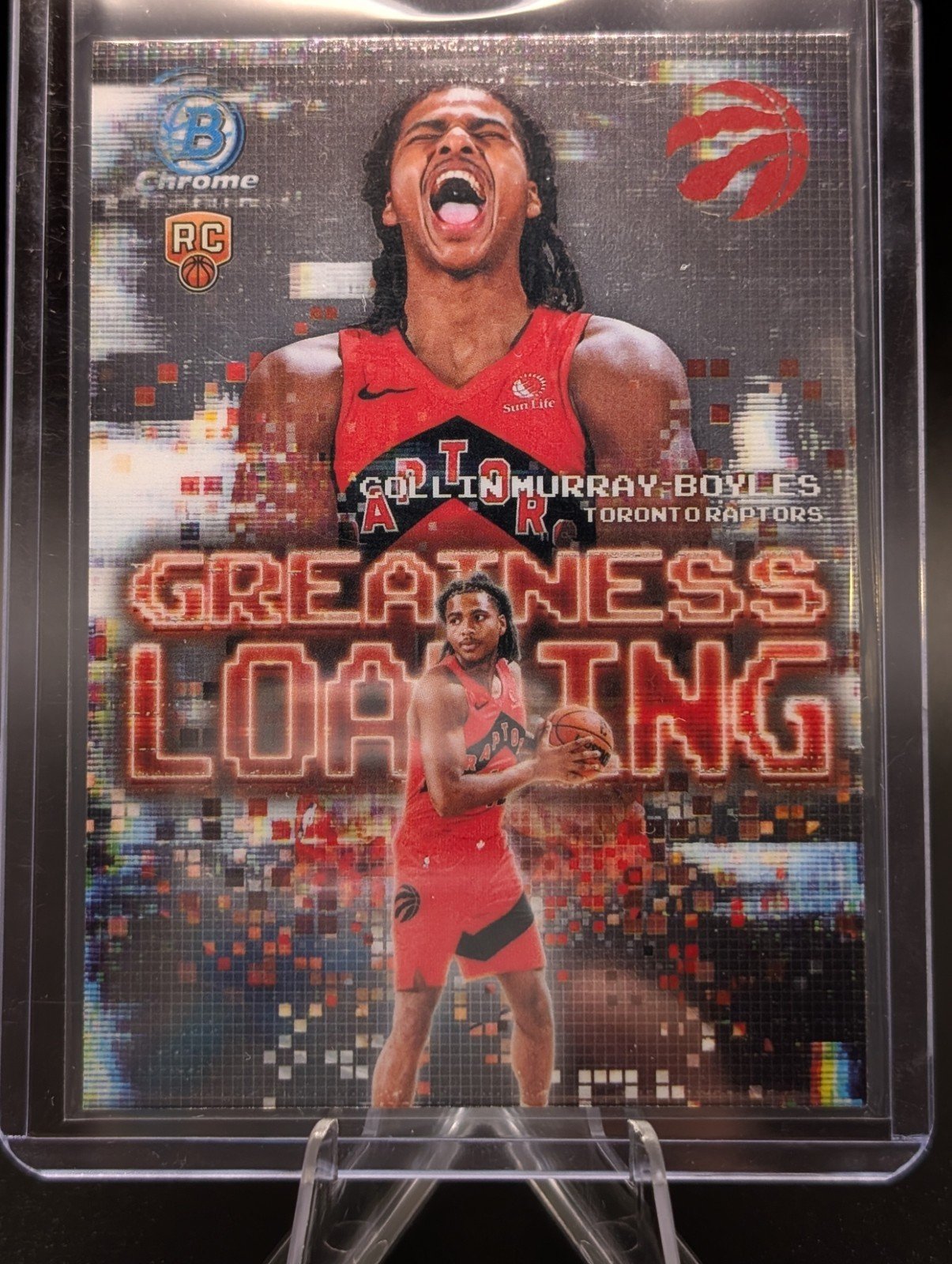 Front of 2025-26 Bowman #GL-9 Collin Murray-Boyles Greatness Loading