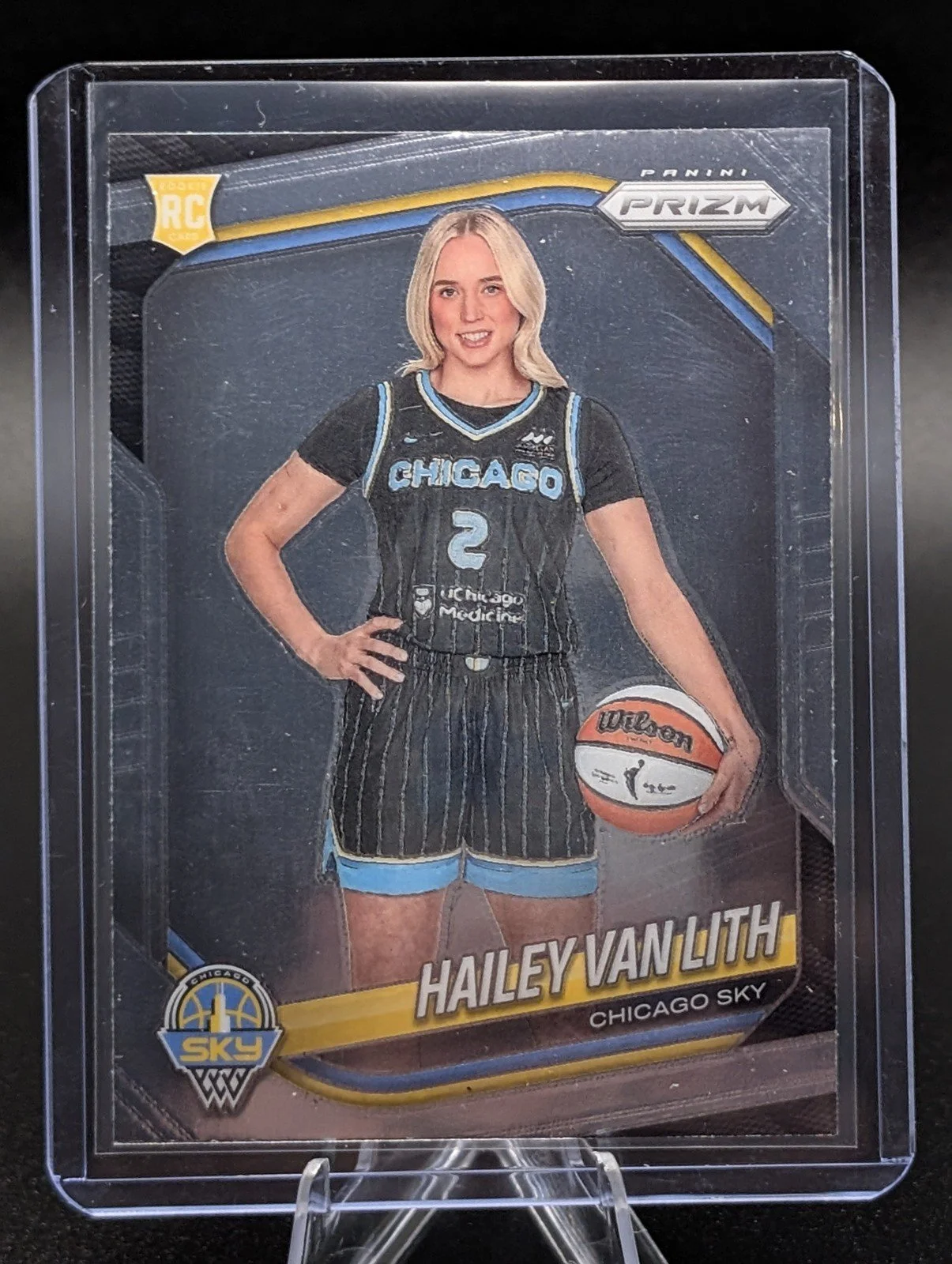 Front of 2025 Panini Prizm WNBA #139 Hailey Van Lith
