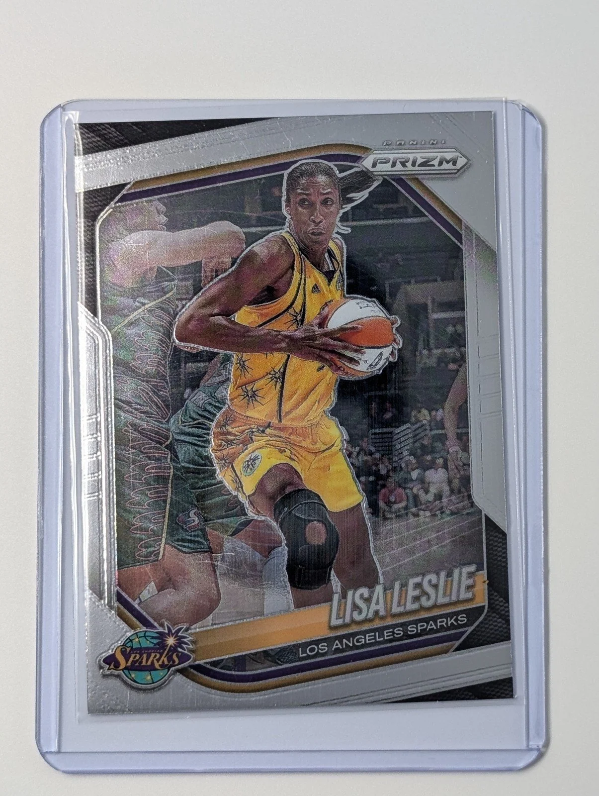Front of 2025 Panini Prizm WNBA #106 Lisa Leslie