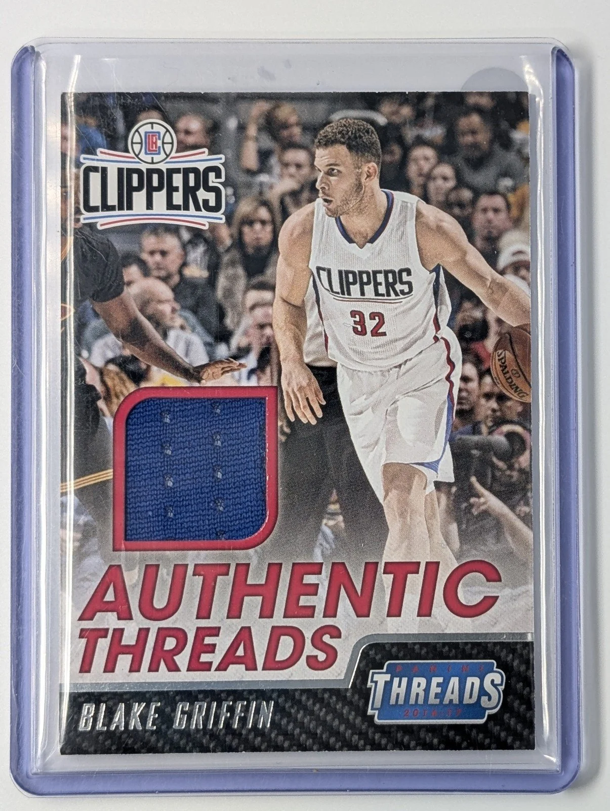Front of 2016-17 Panini Threads #6 Blake Griffin Authentic Threads