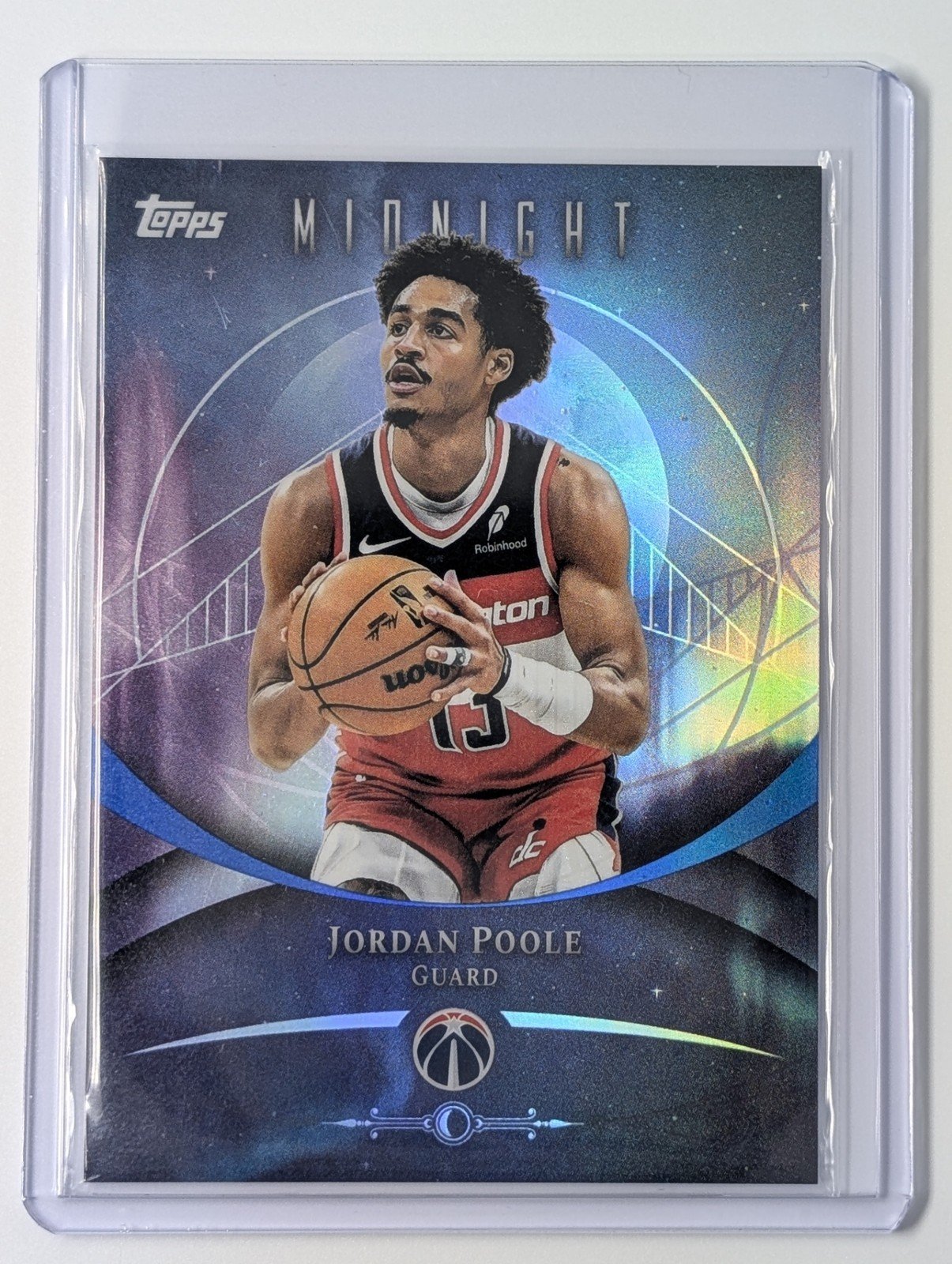 Front of 2025-26 Topps Midnight #25 Jordan Poole