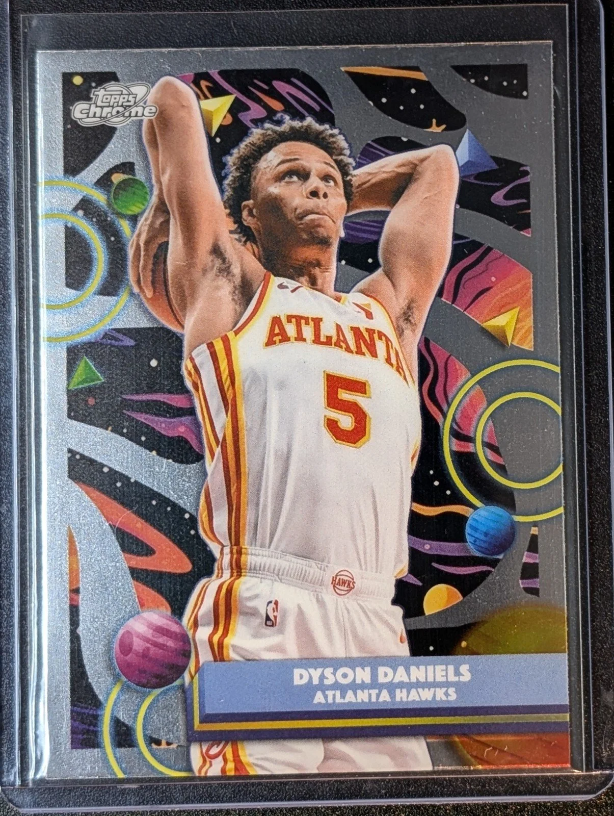 Front of 2025-26 Topps Chrome Cosmic #37 Dyson Daniels