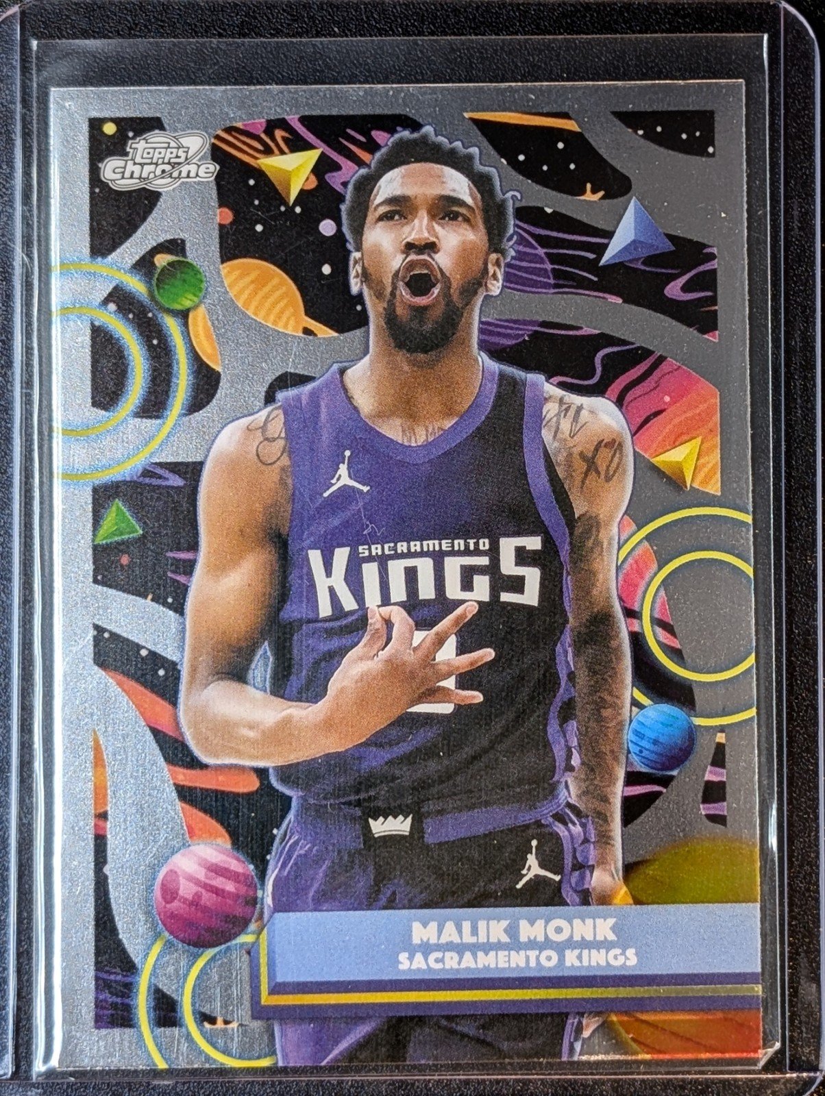 Front of 2025-26 Topps Chrome Cosmic #88 Malik Monk