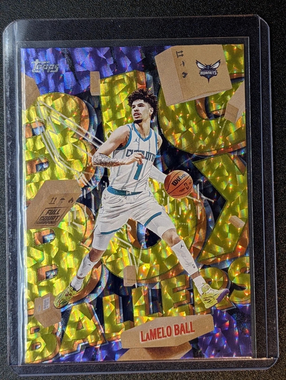 Front of 2025-26 Topps #BB-50 LaMelo Ball Big Box Ballers