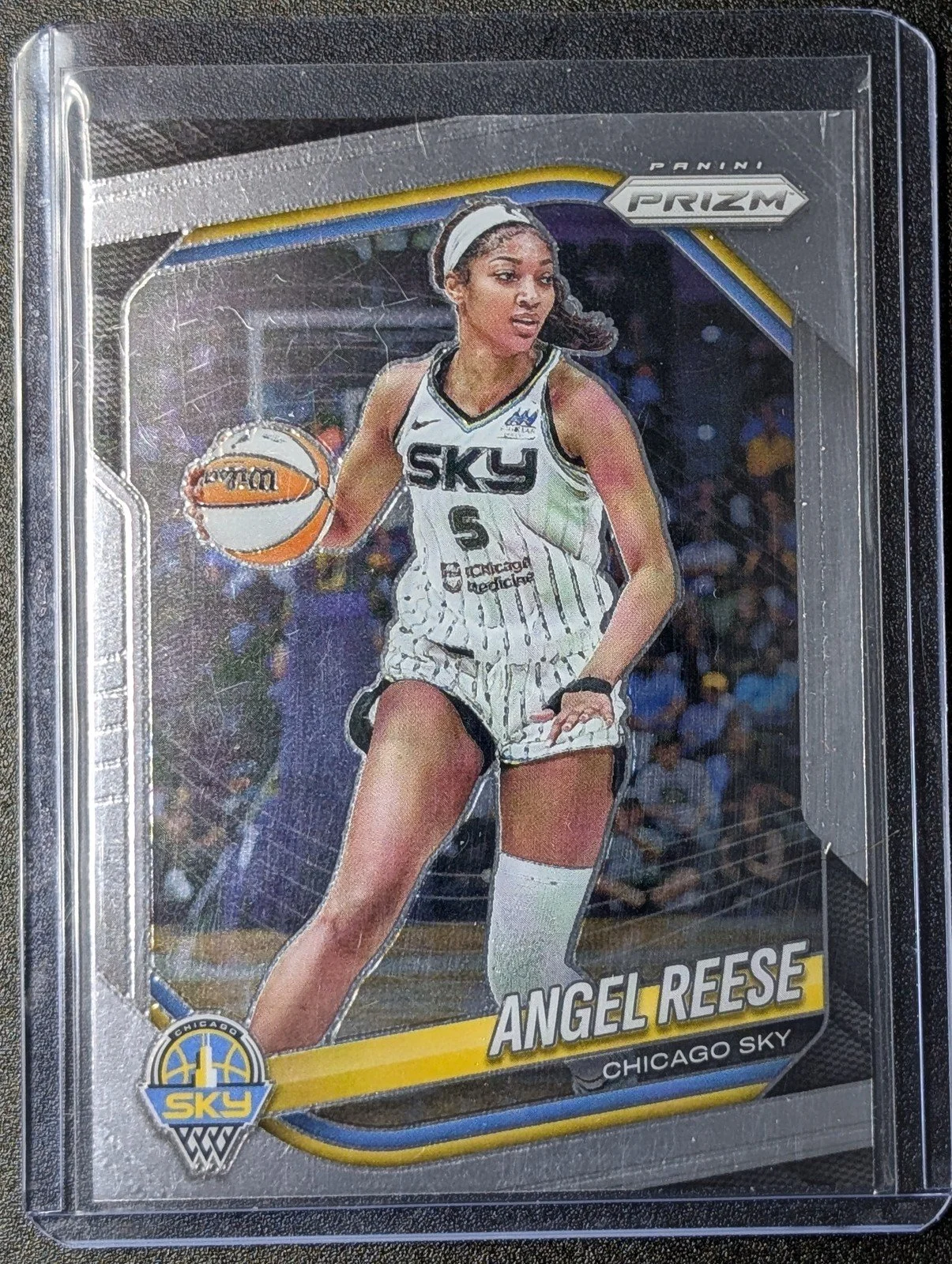 Front of 2025 Panini Prizm WNBA #92 Angel Reese