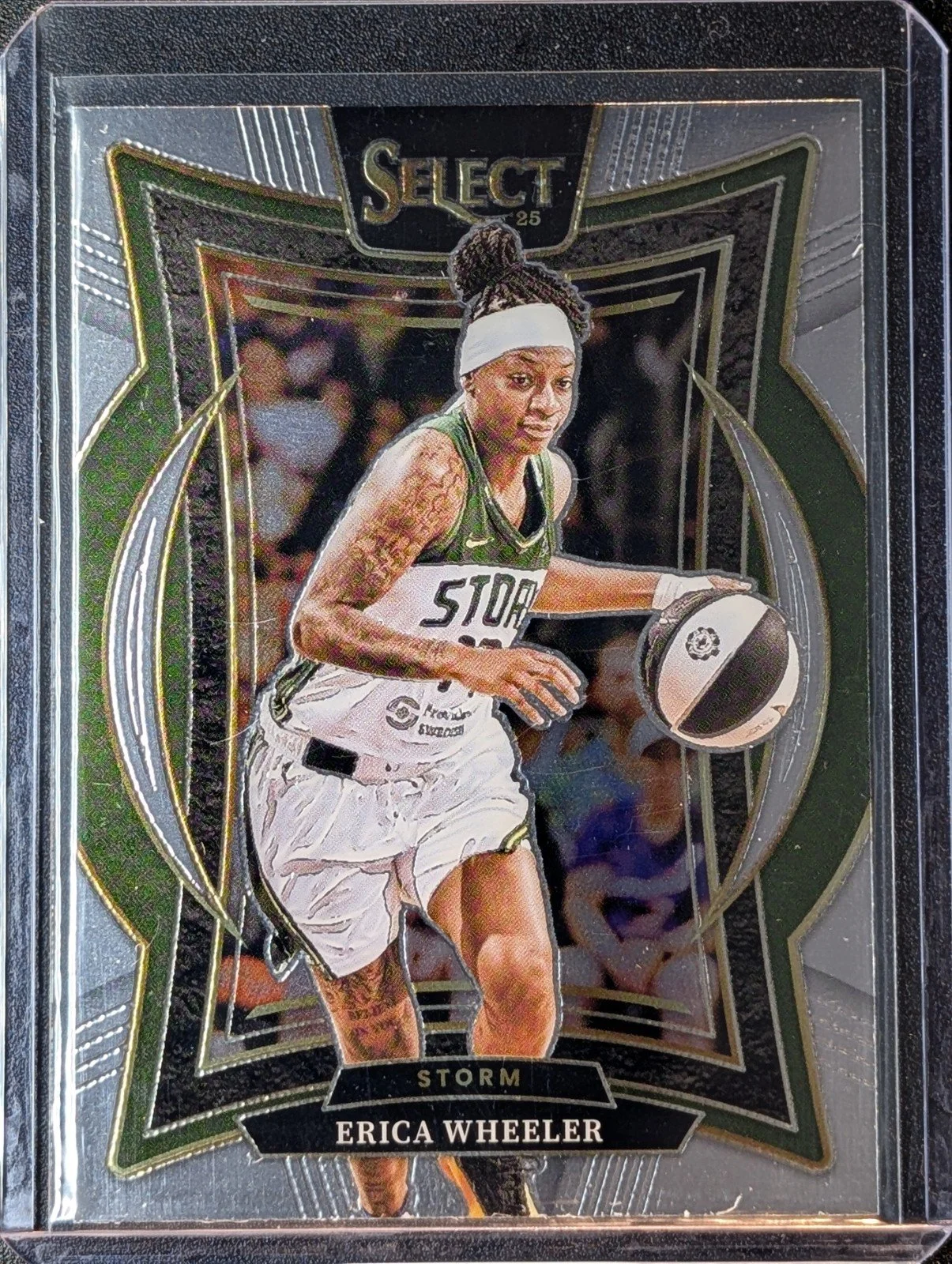 Front of 2025 Panini Select WNBA #28 Erica Wheeler