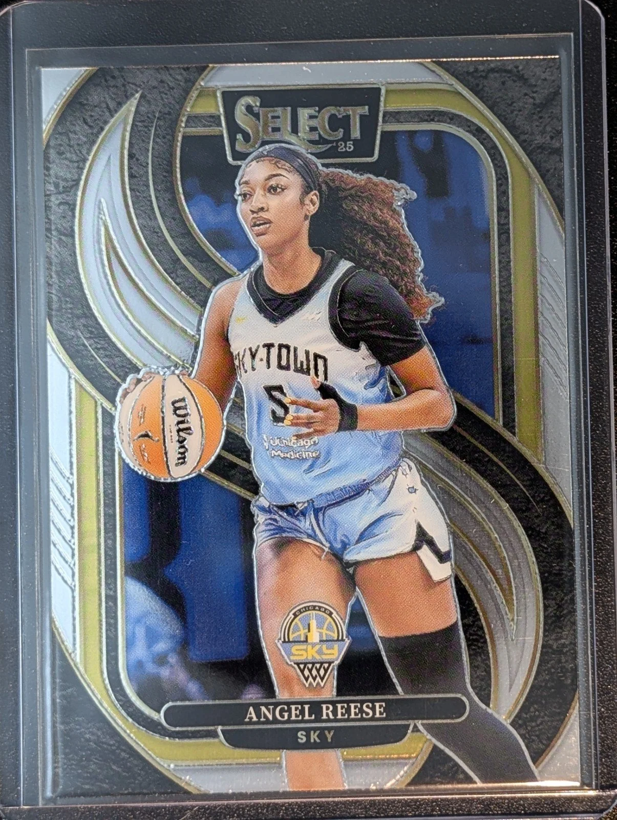 Front of 2025 Panini Select WNBA #170 Angel Reese