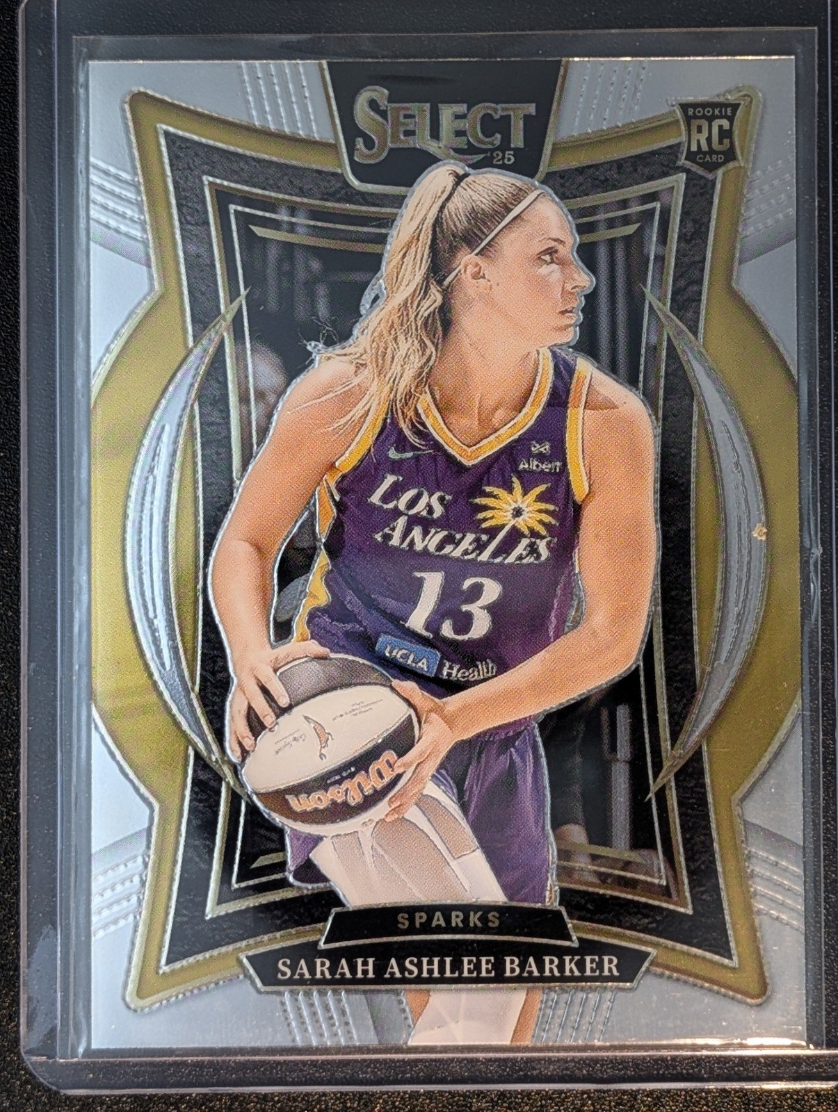 Front of 2025 Panini Select WNBA #66 Sarah Ashlee Barker