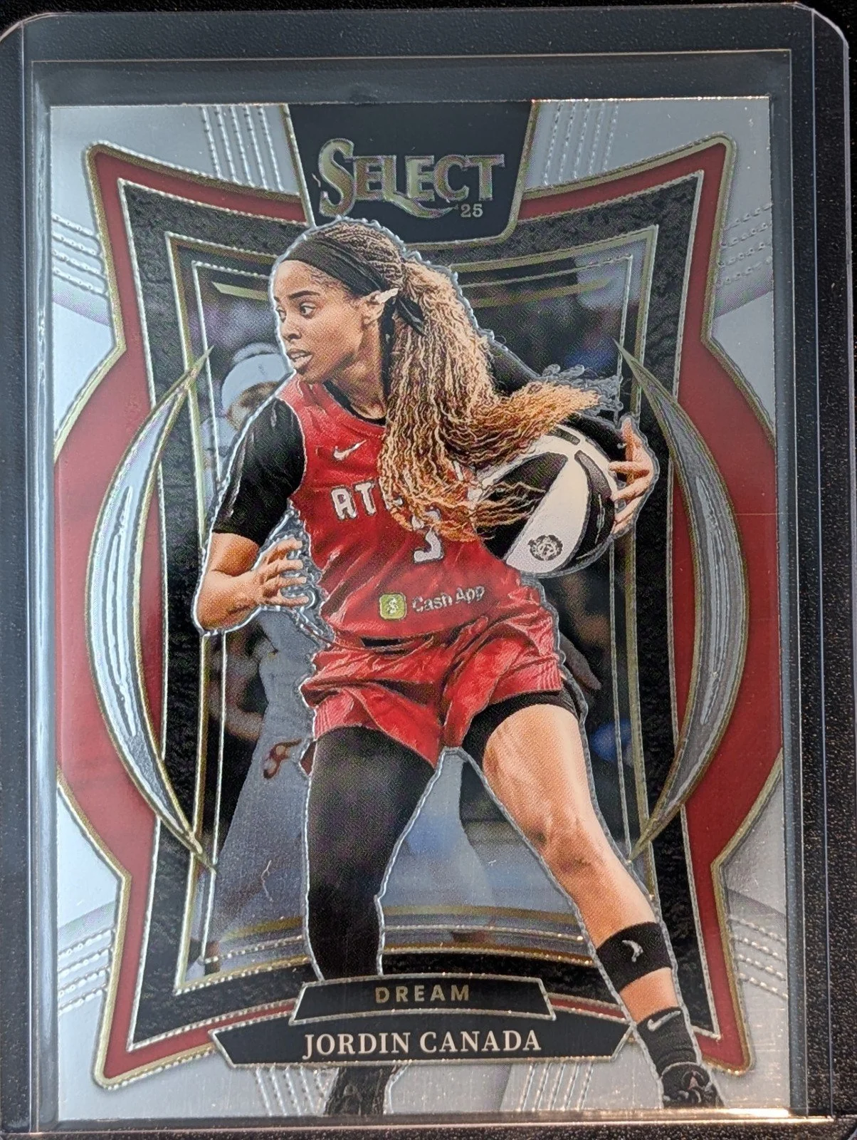 Front of 2025 Panini Select WNBA #62 Jordin Canada