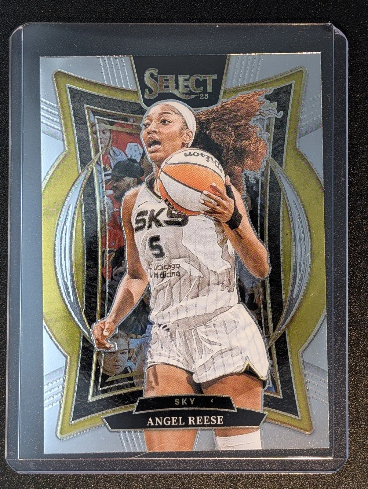 Front of 2025 Panini Select WNBA #94 Angel Reese