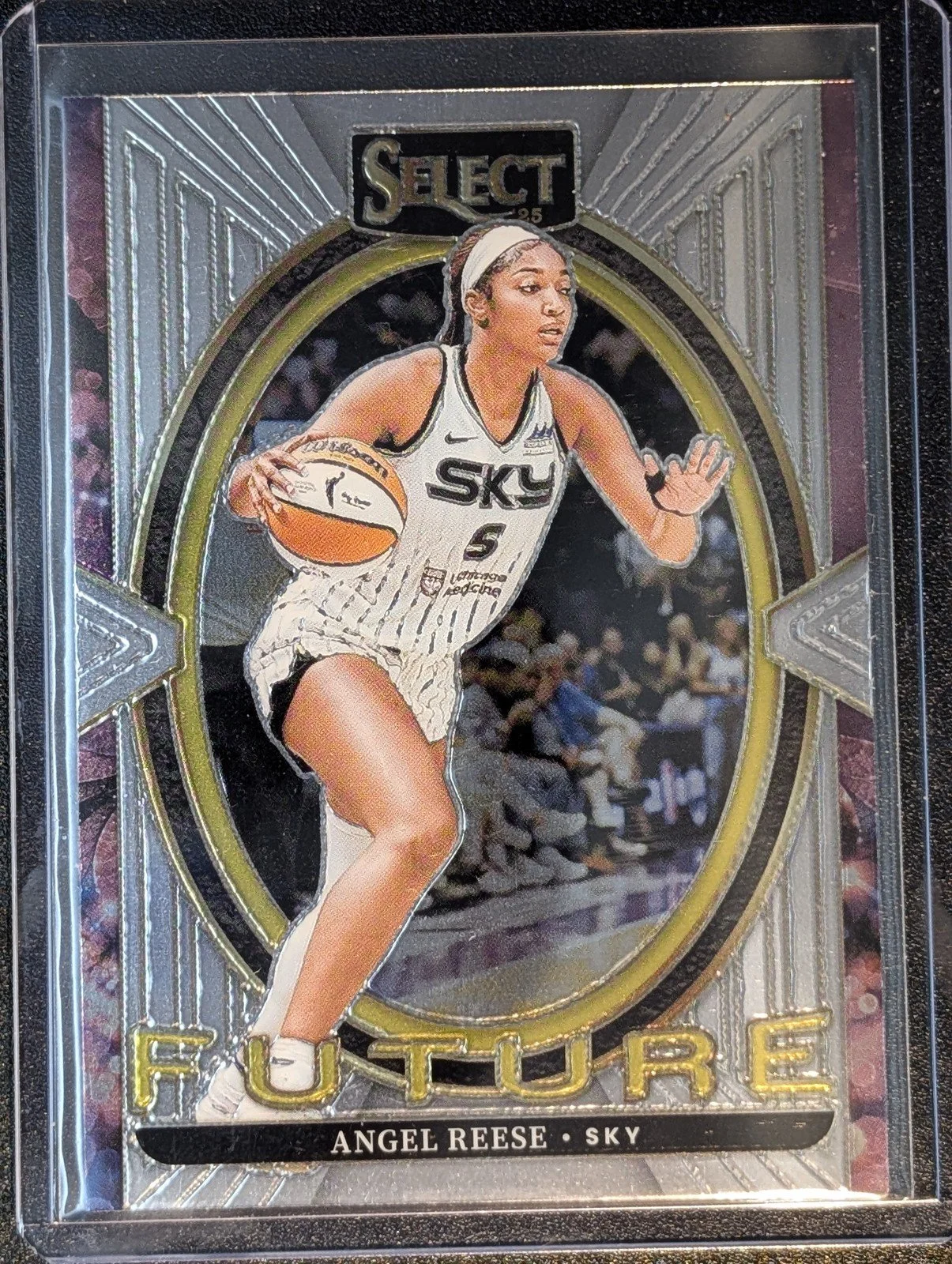 Front of 2025 Panini Select WNBA #22 Angel Reese Select Future
