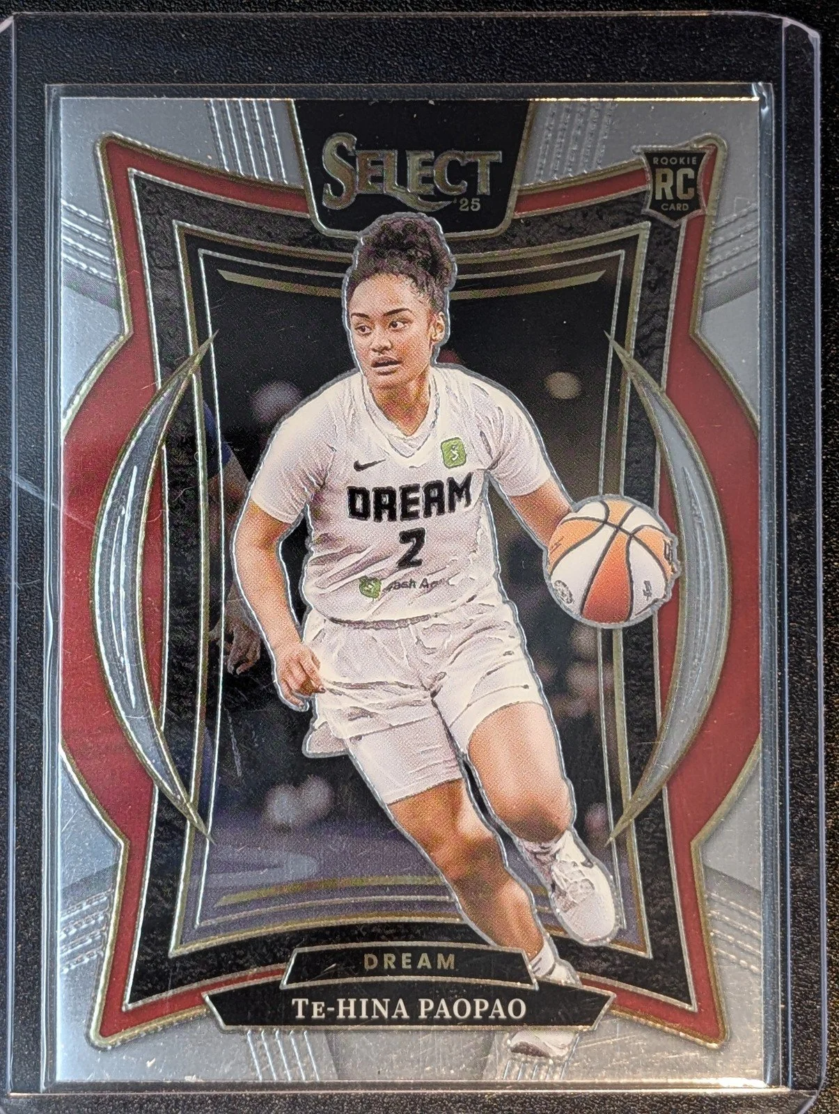 Front of 2025 Panini Select WNBA #49 Te-Hina Paopao RC