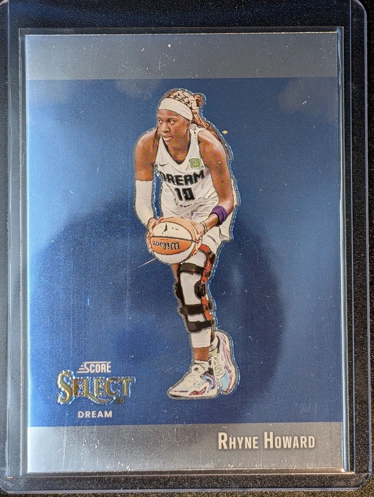 Front of 2025 Panini Select WNBA #5 Rhyne Howard Score Select Throwback
