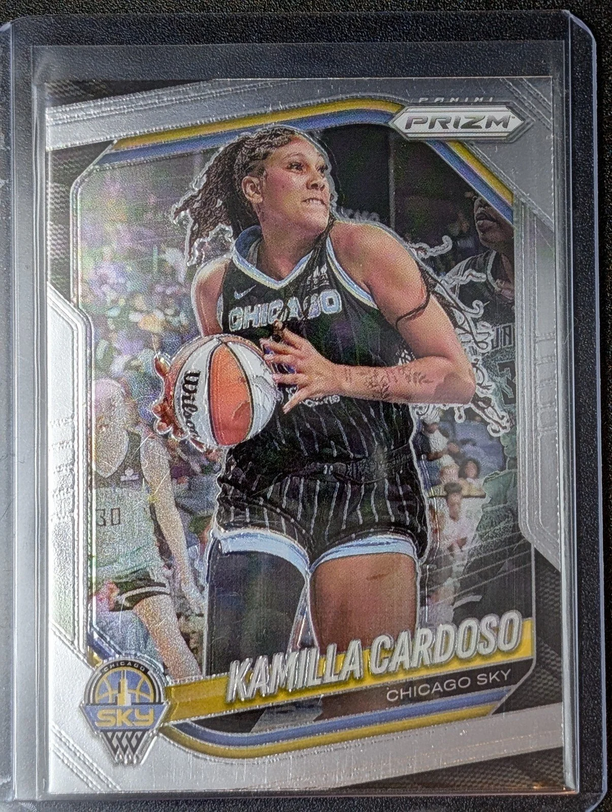 Front of 2025 Panini Prizm WNBA #89 Kamilla Cardoso