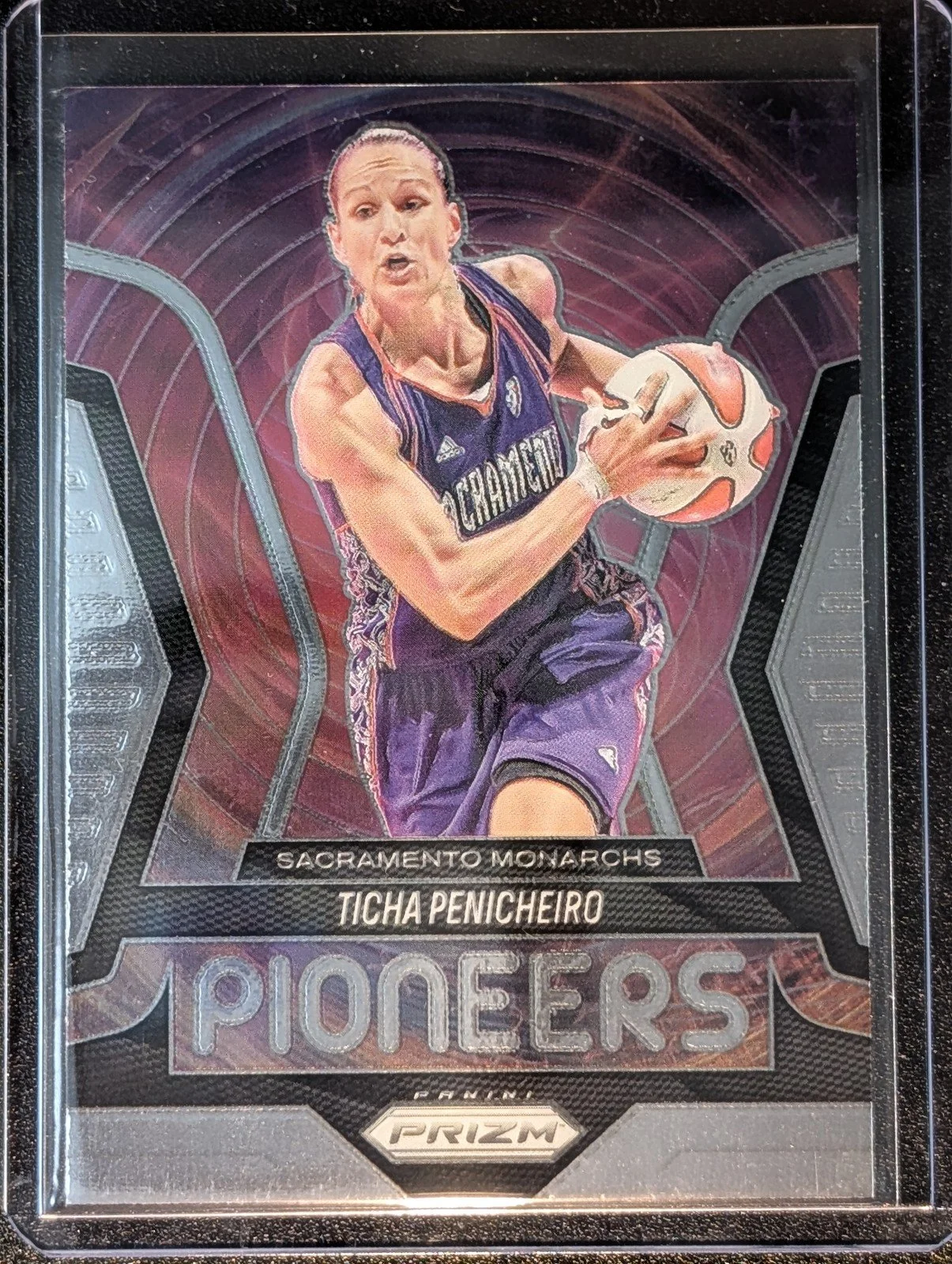Front of 2025 Panini Prizm WNBA #2 Ticha Penicheiro Pioneers