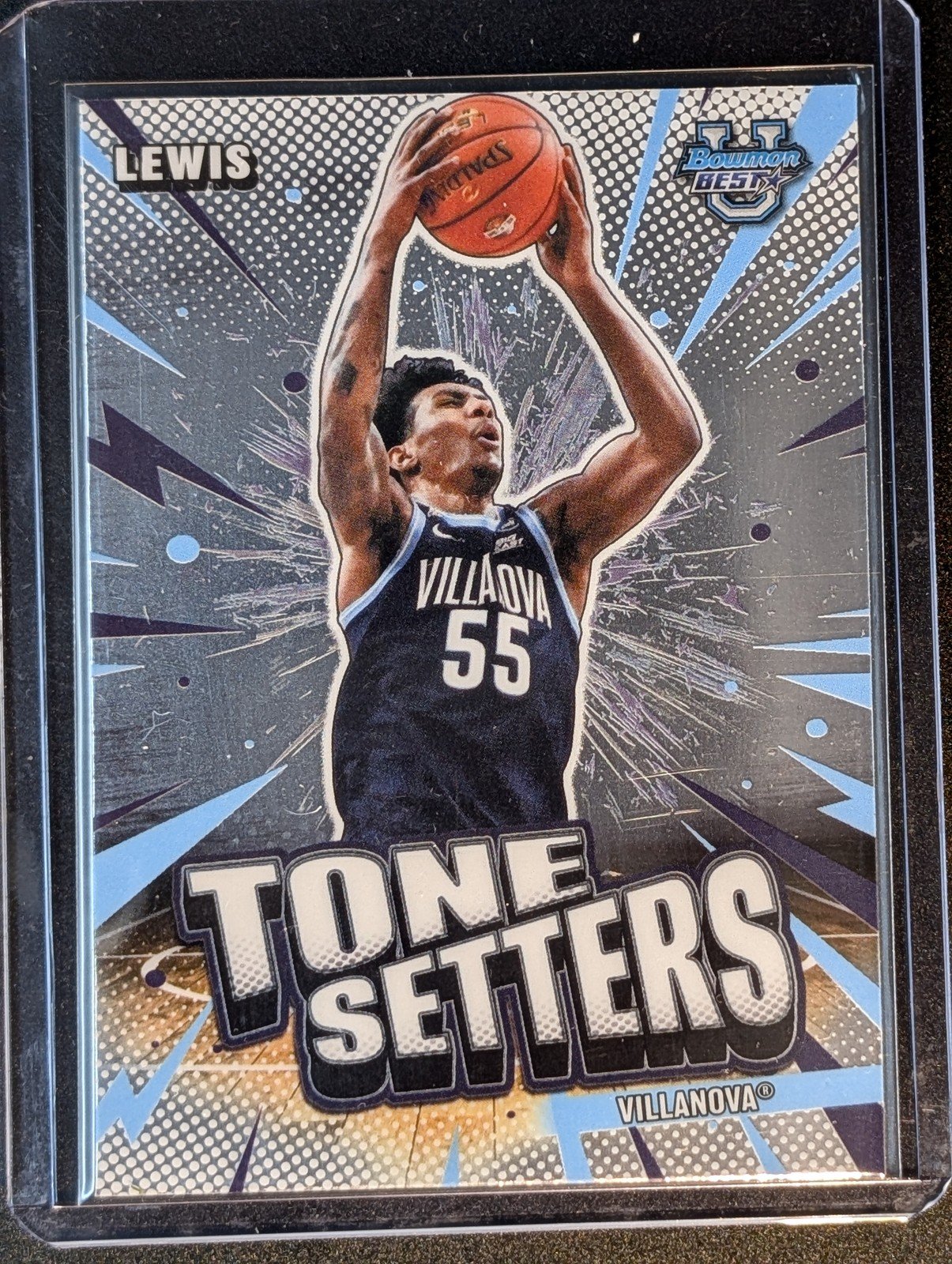 Front of 2025-26 Bowman Best #TS-14 Acaden Lewis Tone Setters