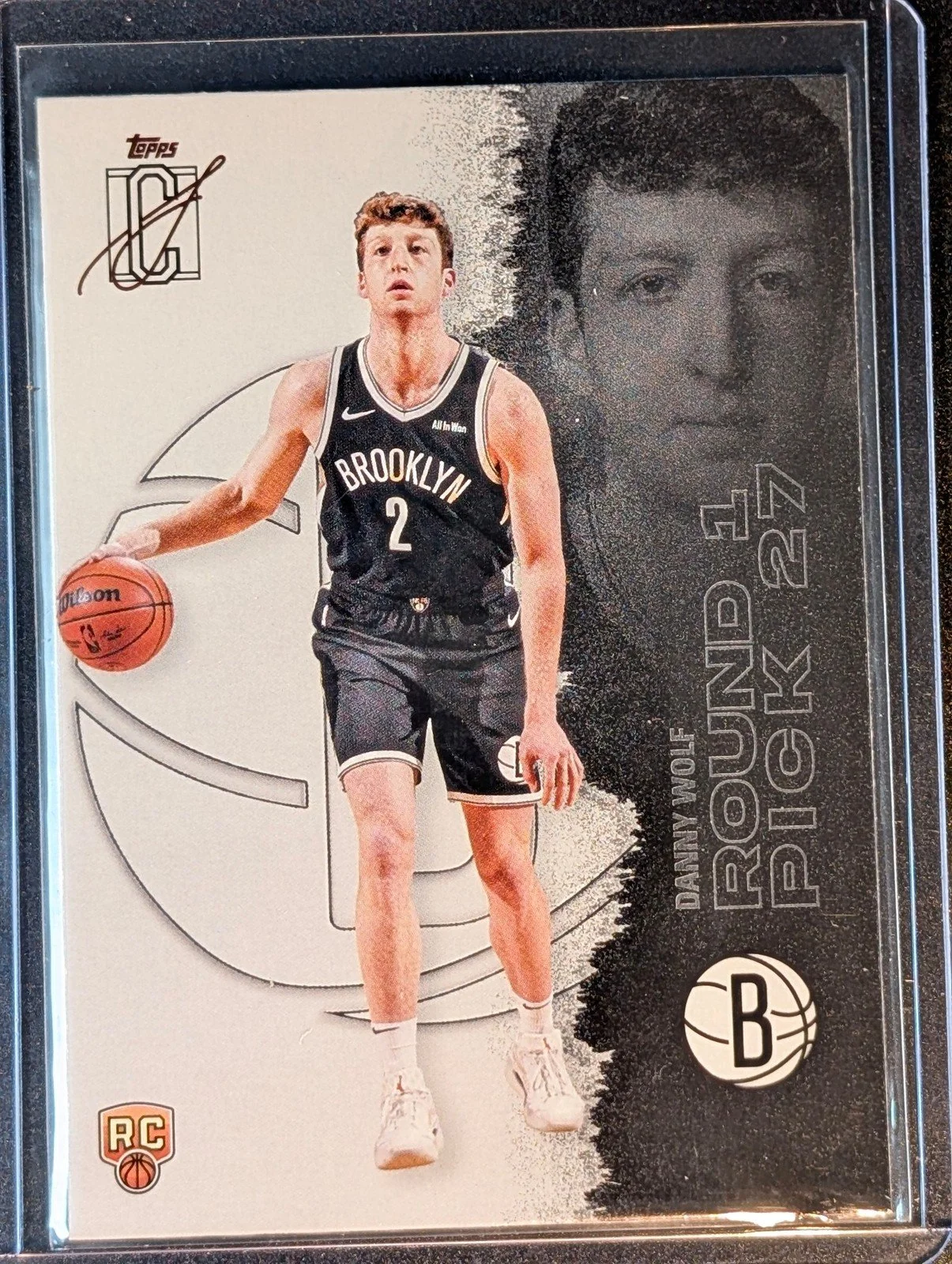 Front of 2025-26 Topps Signature Class #123 Danny Wolf