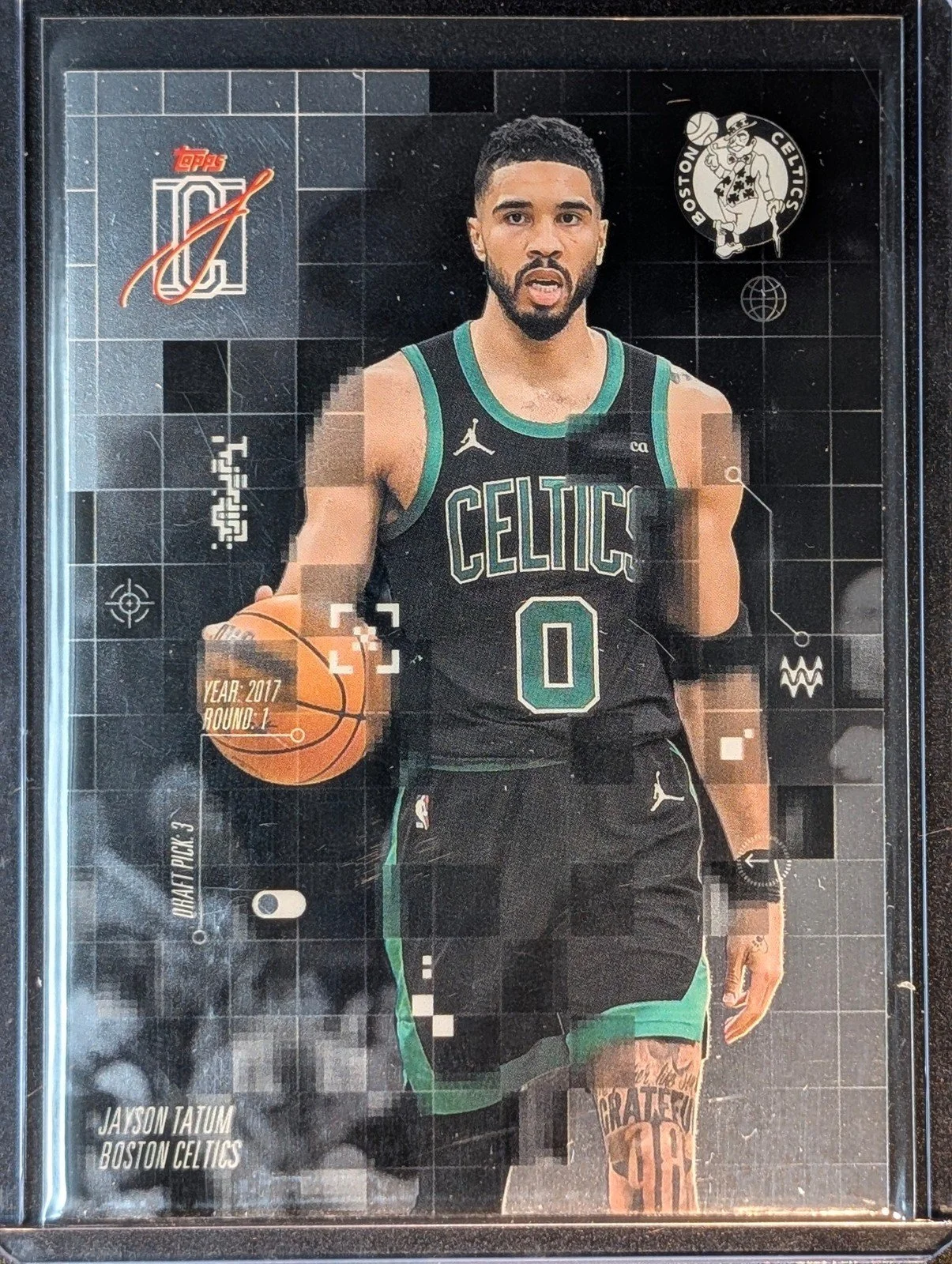 Front of 2025-26 Topps Signature Class #AF-11 Jayson Tatum After Image