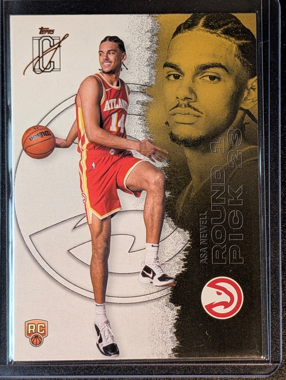 Front of 2025-26 Topps Signature Class #119 Asa Newell