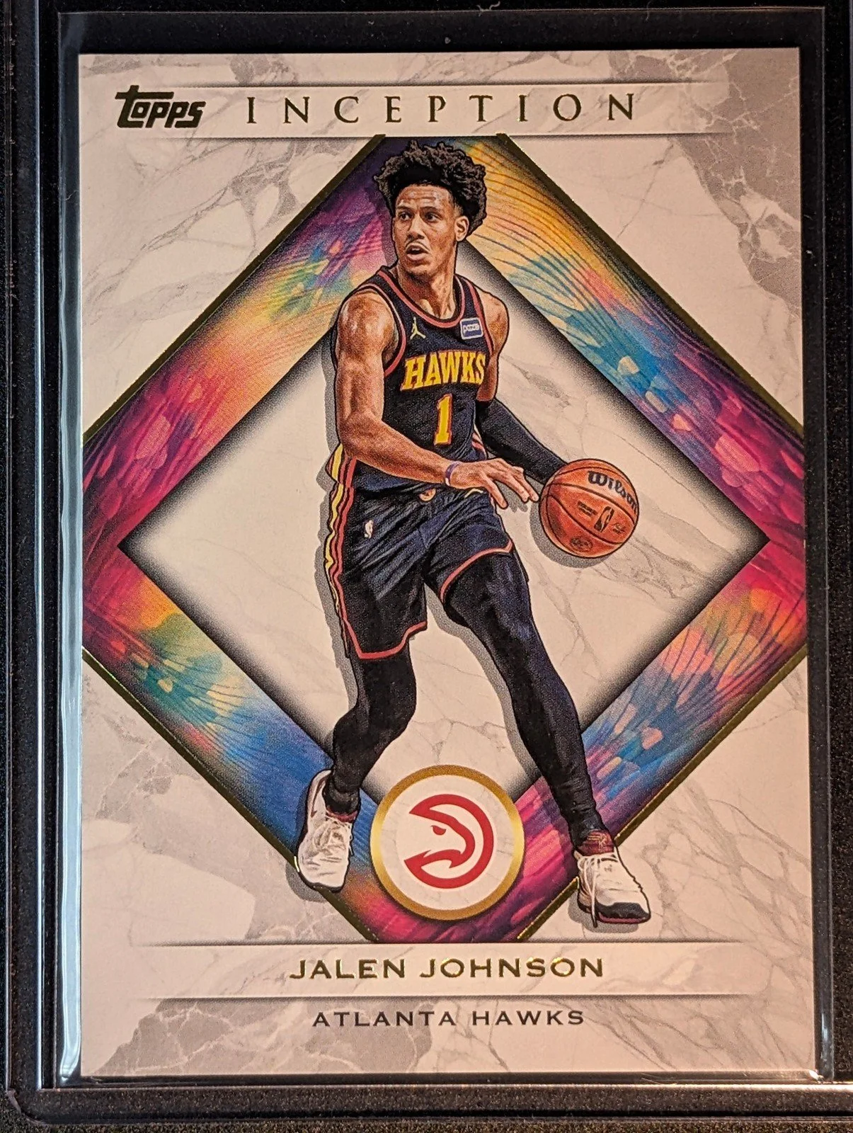 Front of 2025-26 Topps Inception #2 Jalen Johnson