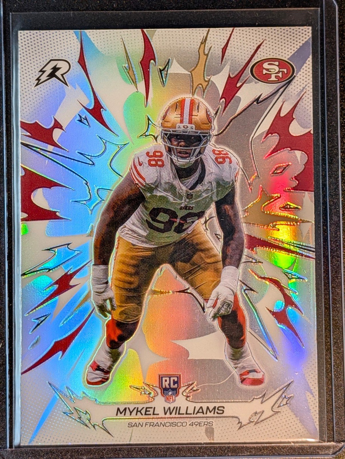Front of 2025 Topps Resurgence #184 Mykel Williams Refractor