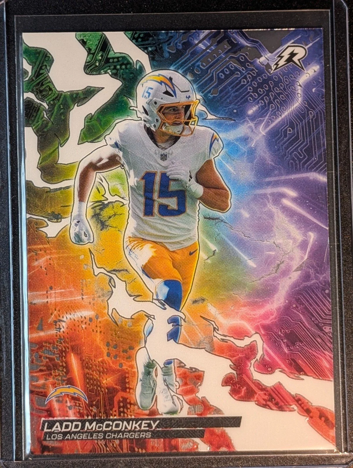 Front of 2025 Topps Resurgence #CB-13 Ladd McConkey Circuit Breakers
