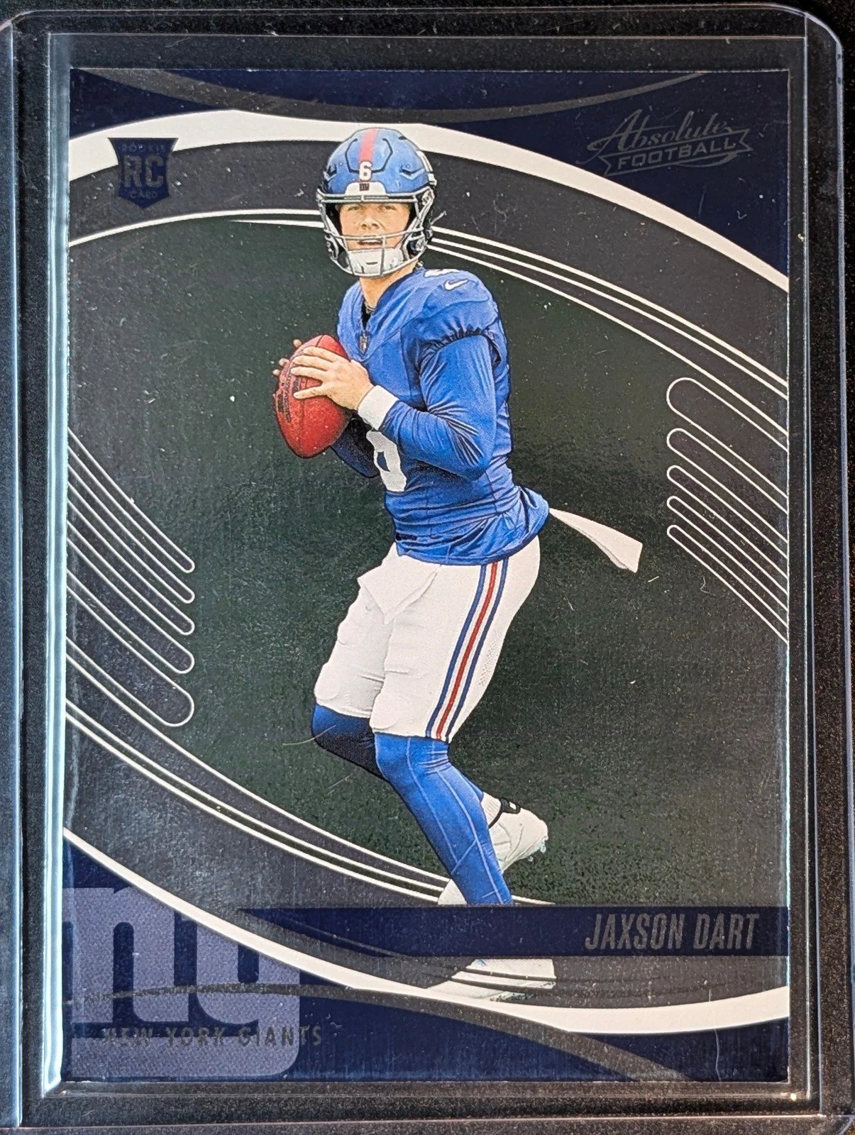 Front of 2025 Panini Absolute #137 Jaxson Dart Rookie