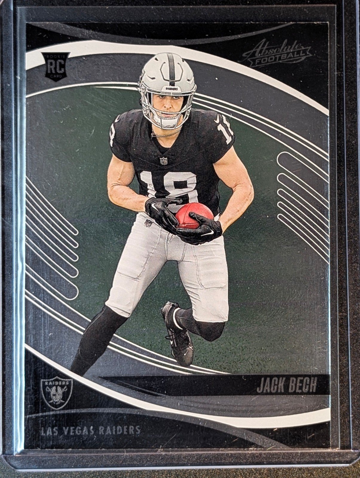 Front of 2025 Panini Absolute #128 Jack Bech Rookie