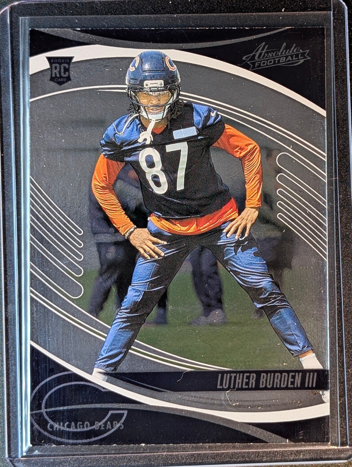 Front of 2025 Panini Absolute #154 Luther Burden III Rookie