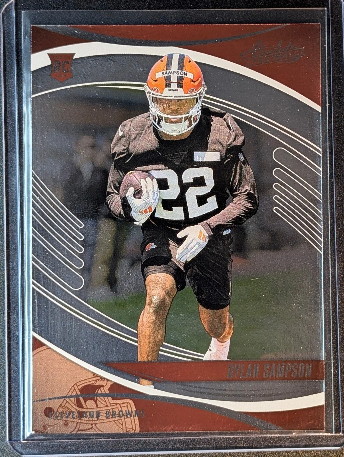 Front of 2025 Panini Absolute #121 Dylan Sampson Rookie