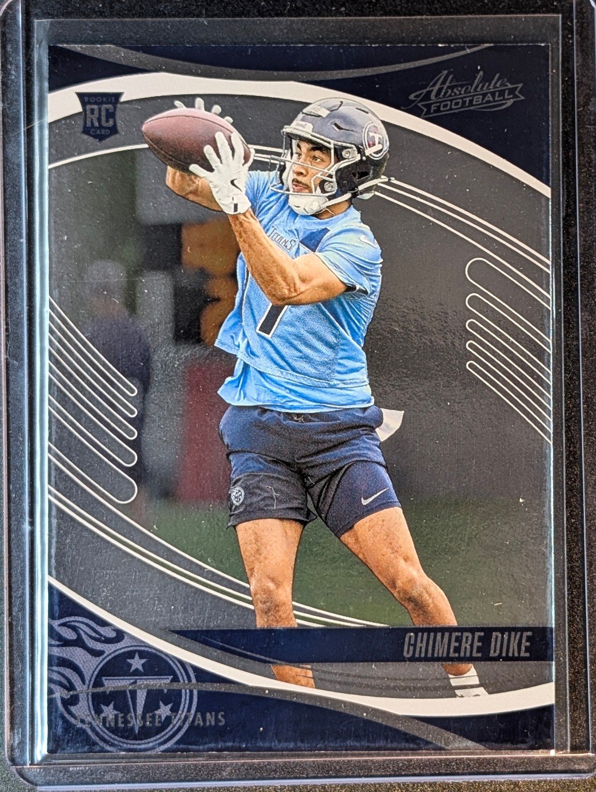 Front of 2025 Panini Absolute #113 Chimere Dike Rookie