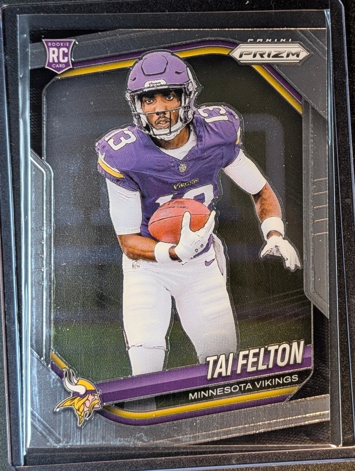 Front of 2025 Panini Prizm #361 Tai Felton Rookie