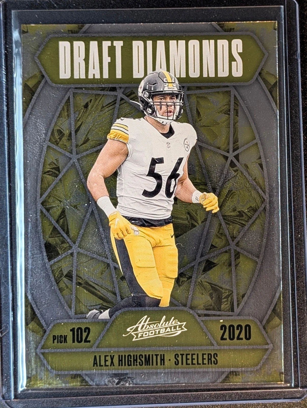 Front of 2025 Panini Absolute #DD-AHM Alex Highsmith Draft Diamonds