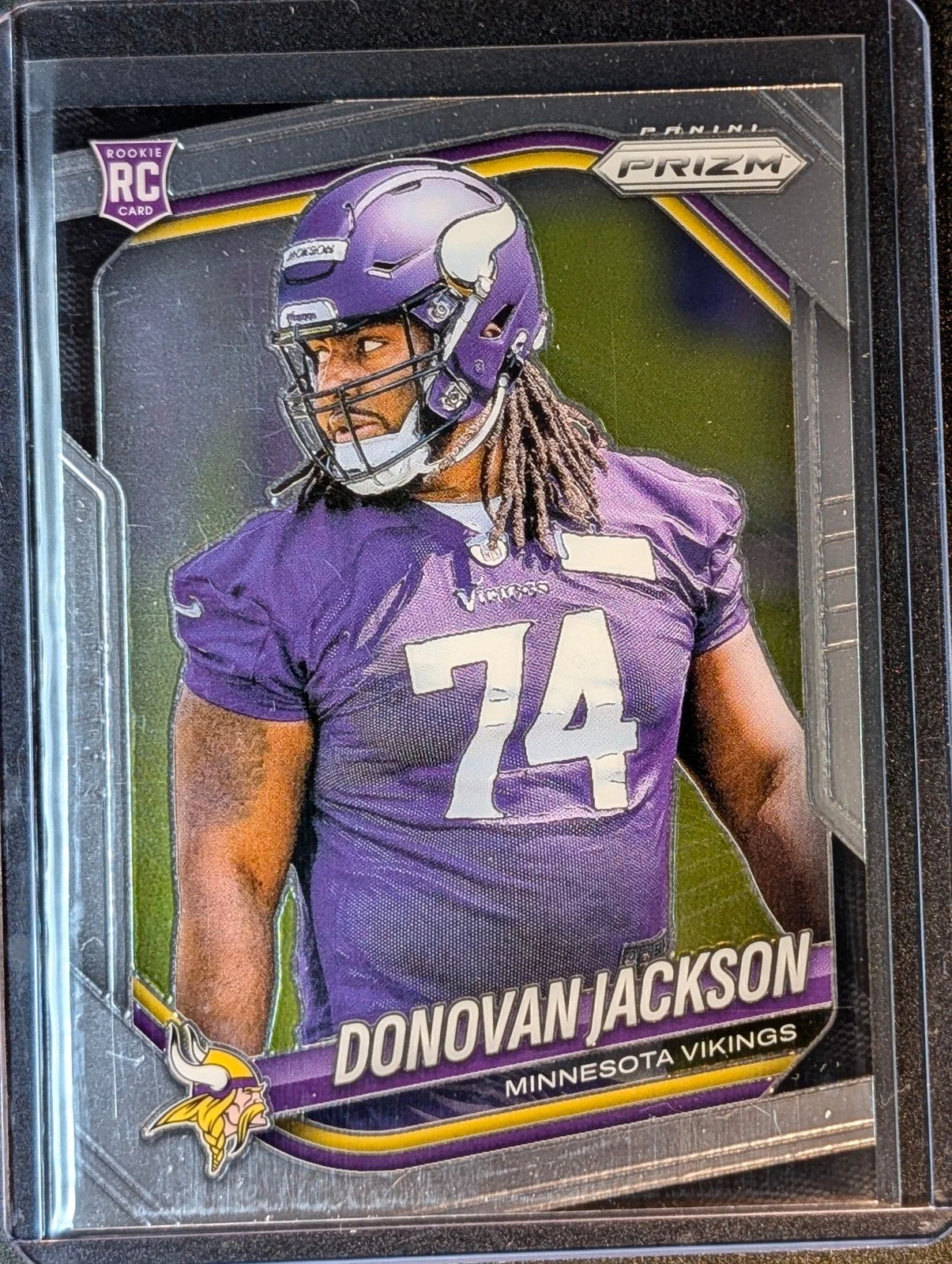 Front of 2025 Panini Prizm #358 Donovan Jackson Rookie