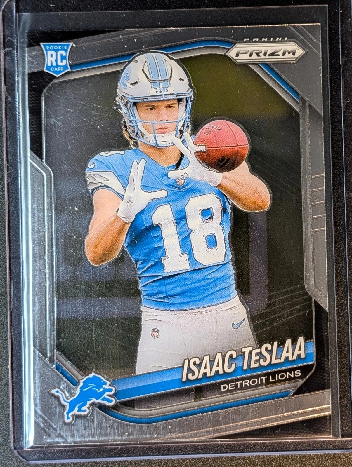 Front of 2025 Panini Prizm #316 Isaac TeSlaa Rookie