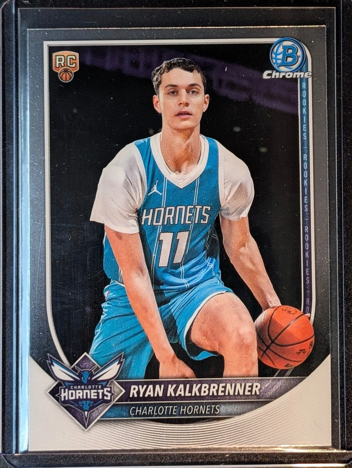 Front of 2025-26 Bowman #34 Ryan Kalkbrenner