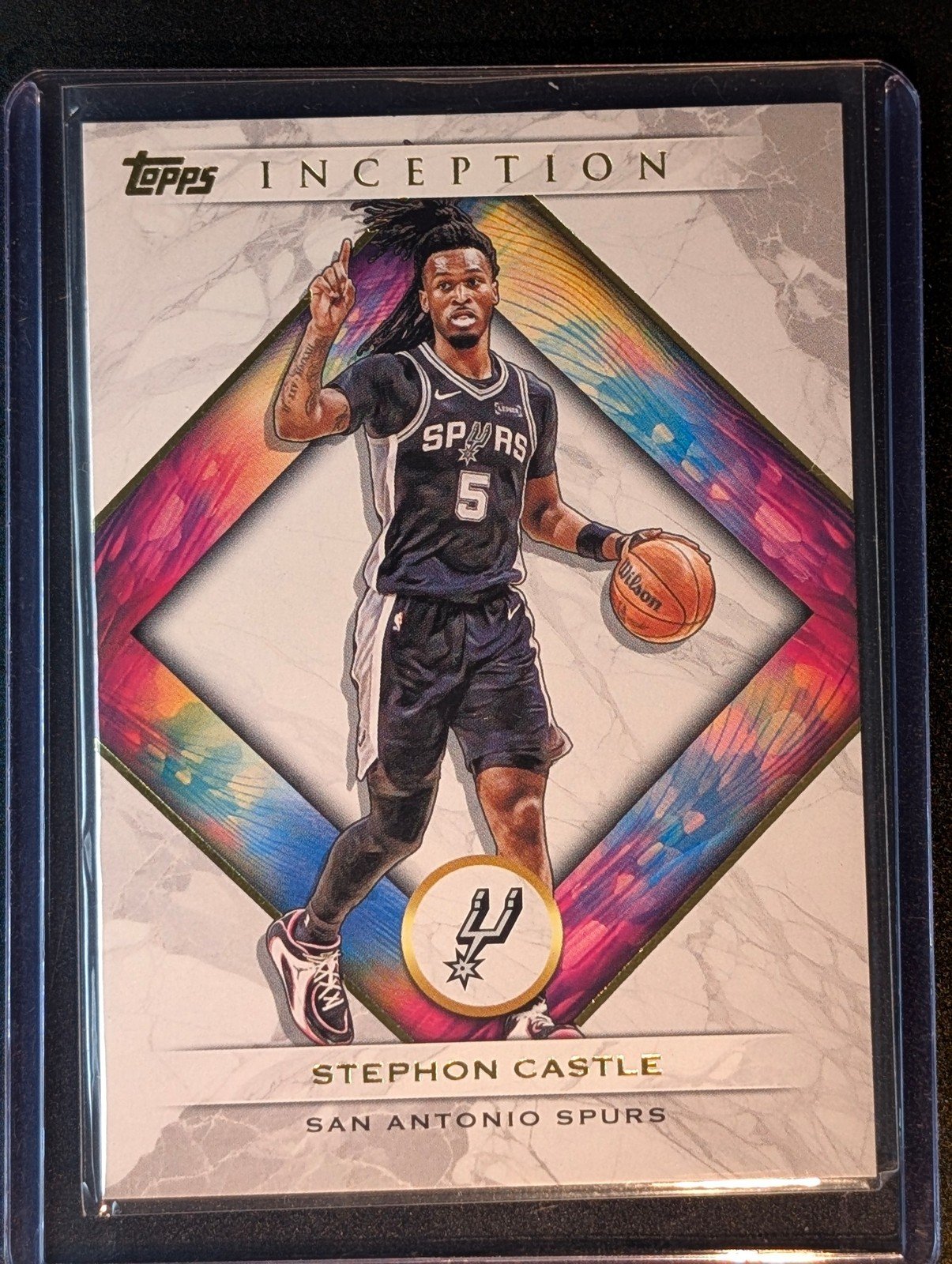 Front of 2025-26 Topps Inception #36 Stephon Castle