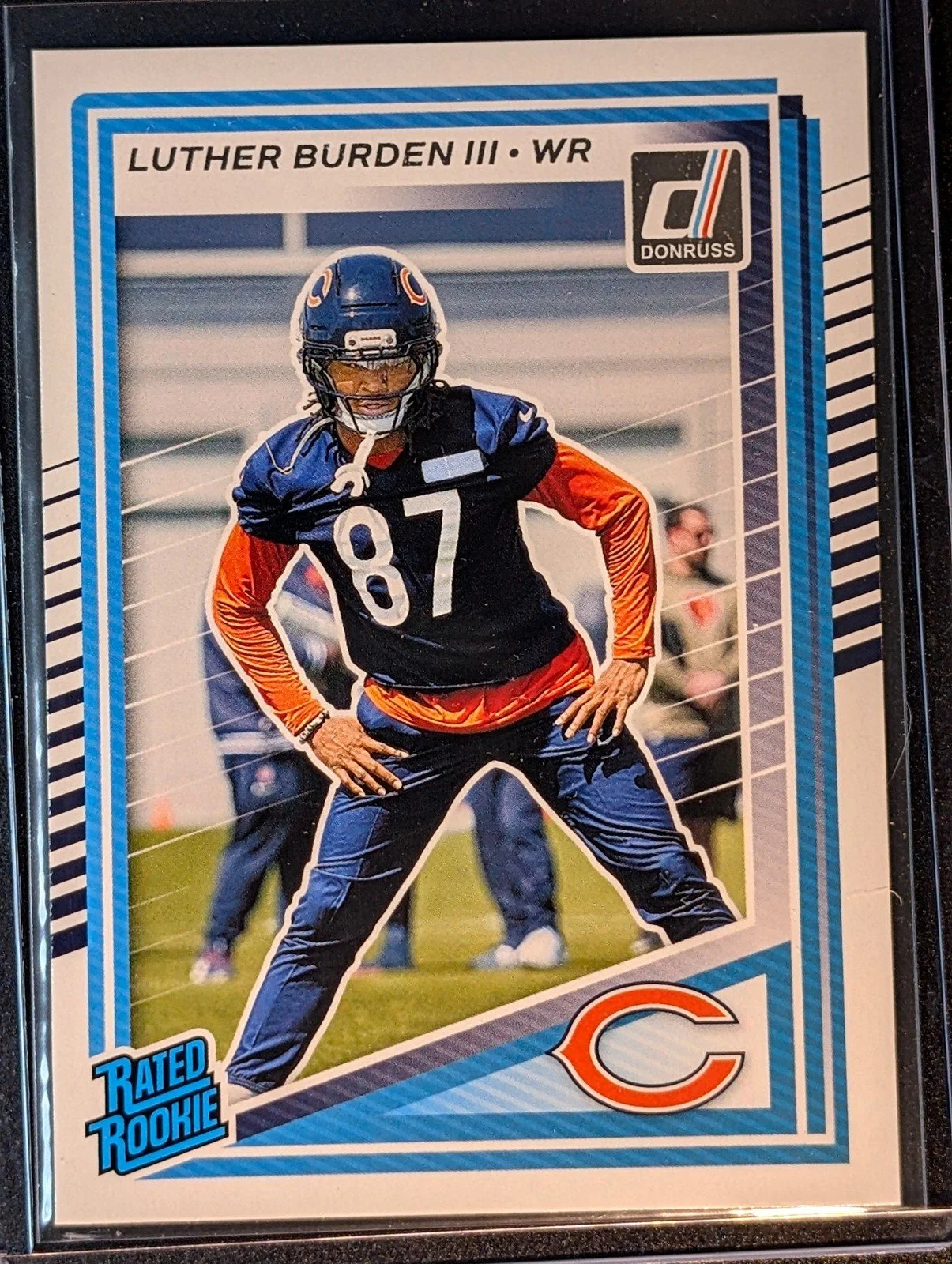 Front of 2025 Donruss #395 Luther Burden III