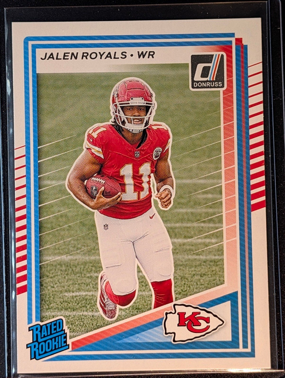 Front of 2025 Donruss #321 Jalen Royals