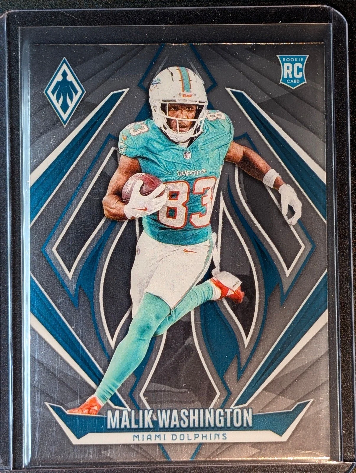 Front of 2024 Panini Phoenix #222 Malik Washington RC