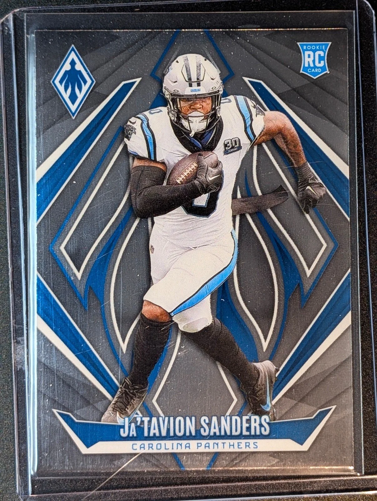 Front of 2024 Panini Phoenix #194 Ja'Tavion Sanders Rookie