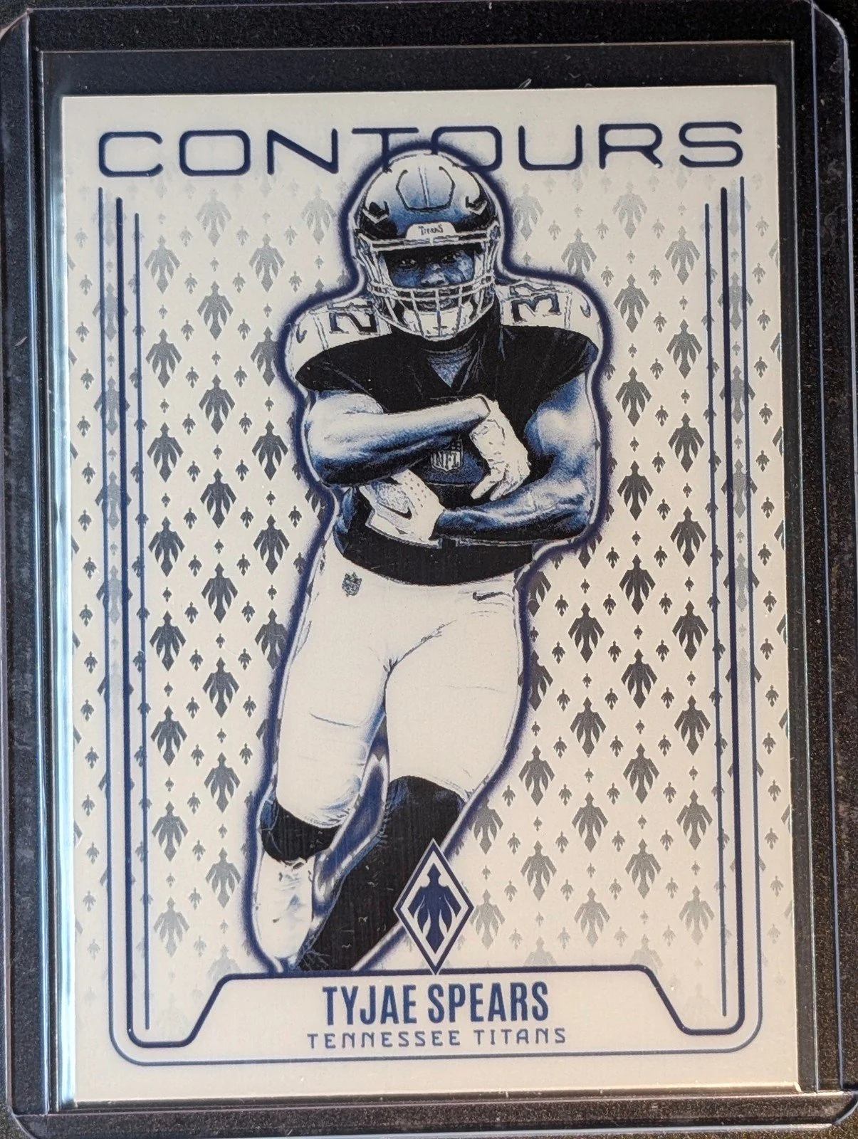 Front of 2024 Panini Phoenix #CON-TYS Tyjae Spears Contours